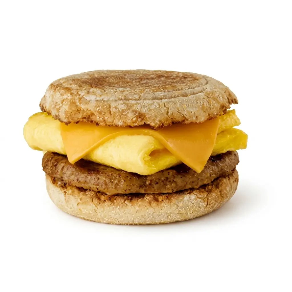 Egg, Sausage & Cheese Muffin