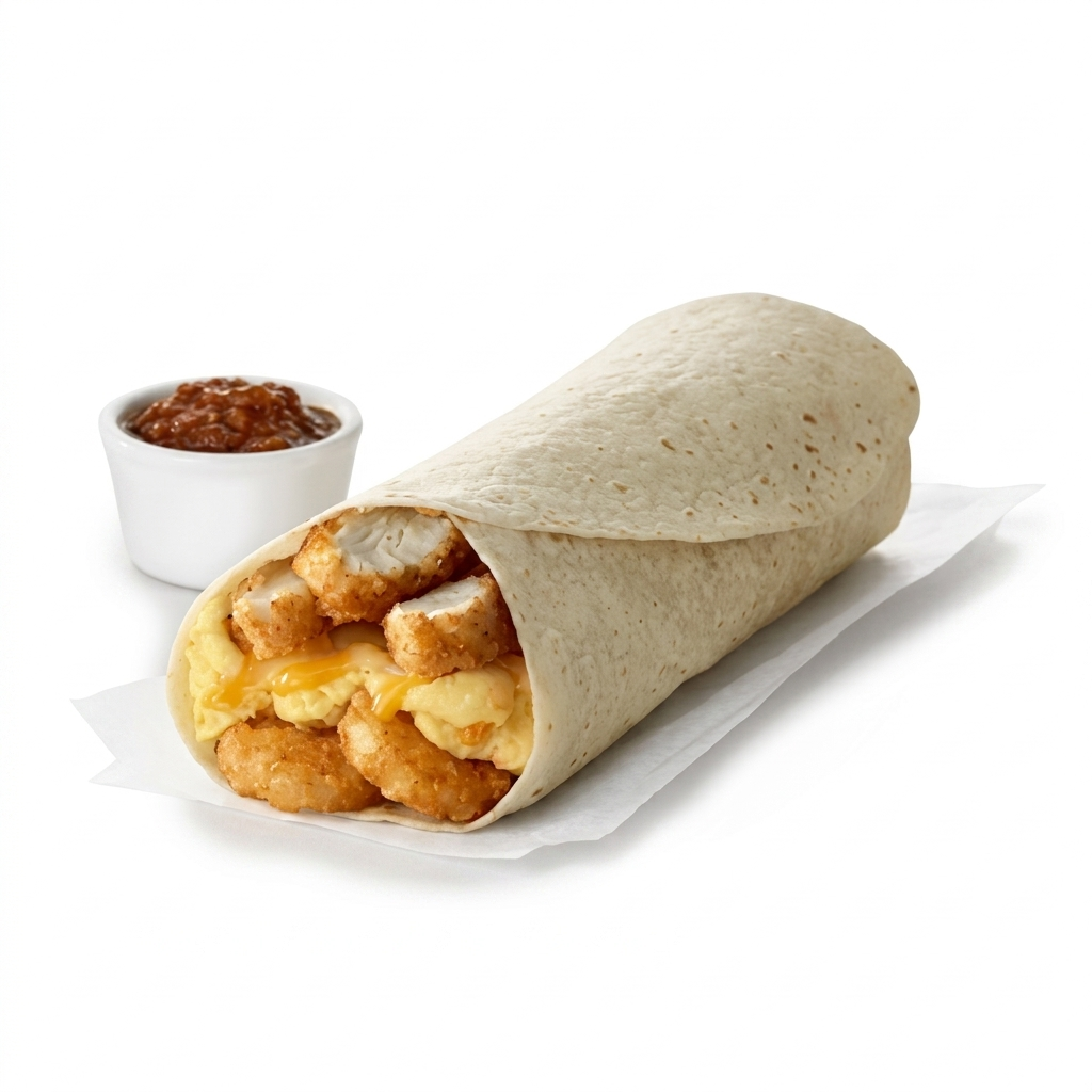 Hash Brown Scramble Burrito