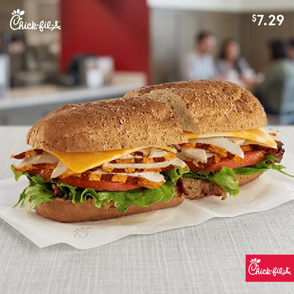 Spicy Chilled Grilled Chicken Sub Sandwich