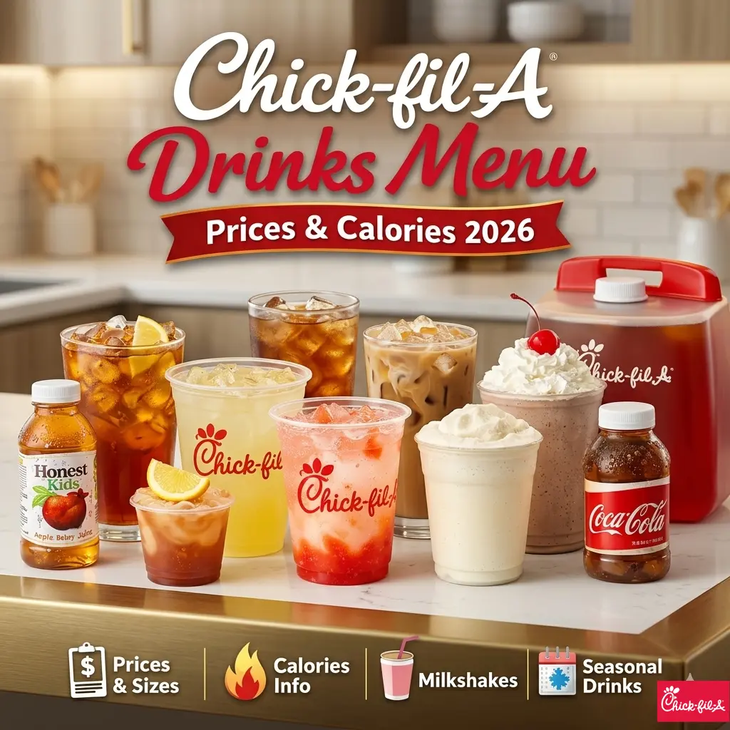 chic fil drinks menu