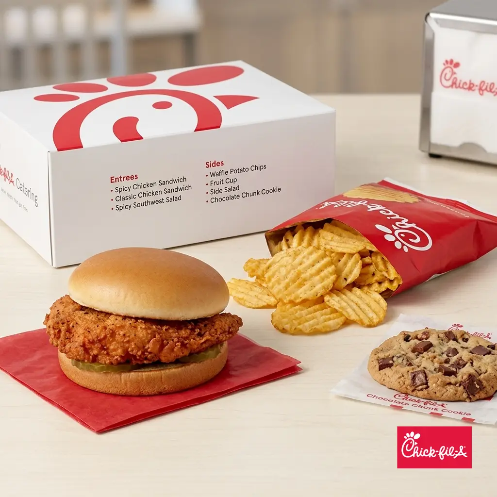 Spicy Chicken Sandwich Packaged Meal