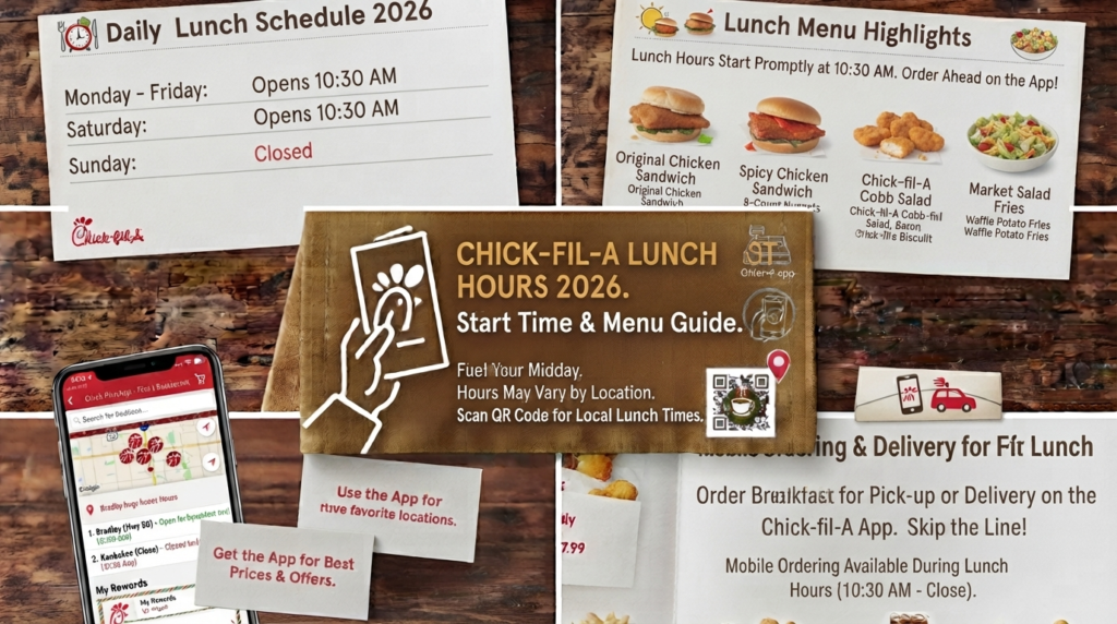 Chick-fil-A Lunch Hours 2026: Start Time & Menu Guide