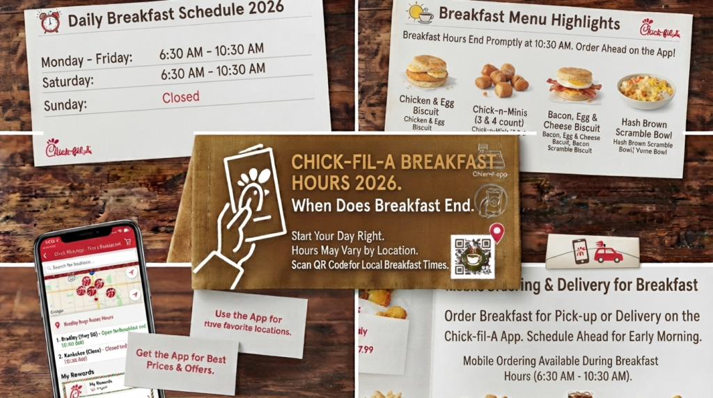 Chick-fil-A Breakfast Hours 2026: When Does Breakfast End?