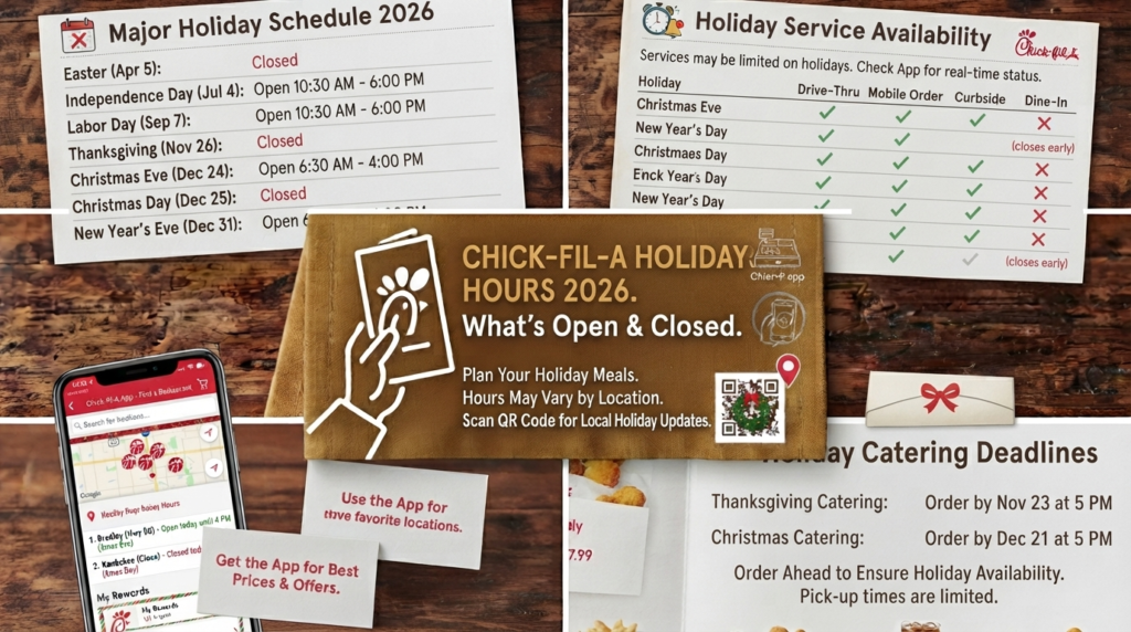 Chick-fil-A Holiday Hours 2026: What's Open & Closed?